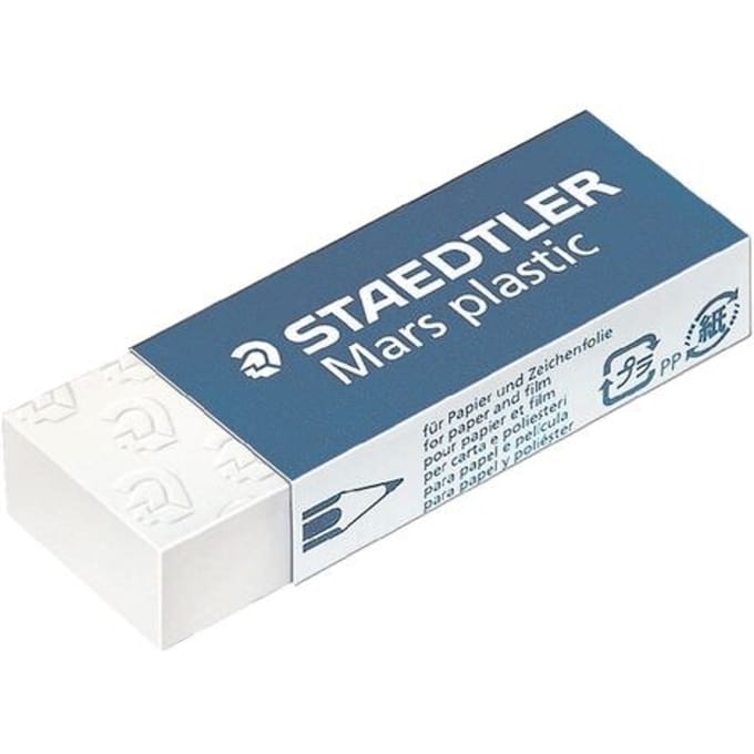 Gum Staedtler Mars 52650 65x23x10mm potlood wit