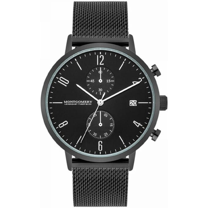 Montgomery MG900 Chronograaf Zwart Mesh | 10090106