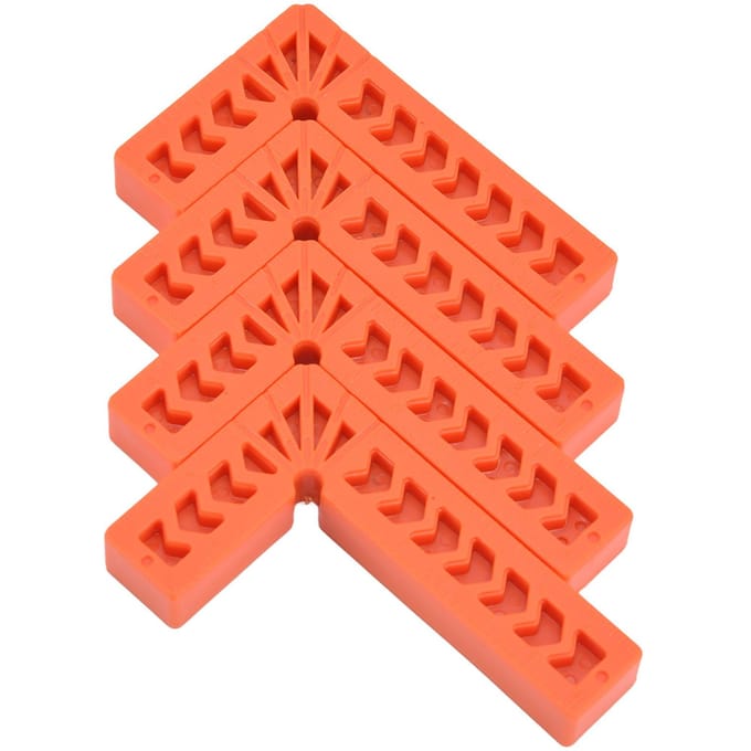 4 Pièces Équerres en Plastique Type L Multi-Usage Forte Praticabilité Facile à Utiliser Positionneur d'Angle Droit en Plastique pour Tiroirs6