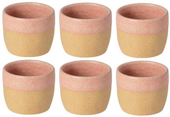 Costa Nova Bekers Arenito Mauve Rose 360 ml - 6 stuks