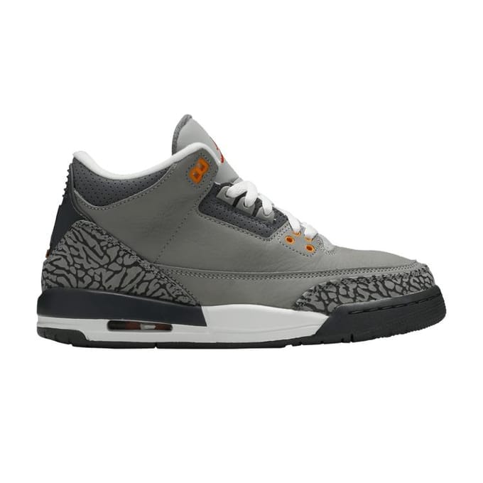 Jordan 3 Retro Gris Froid (2021) (GS) 37.5 gray