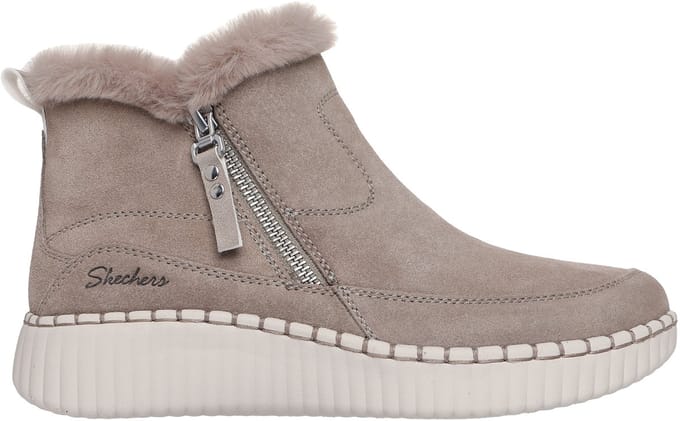 Skechers WILSHIRE BLVD - FRESH ZIP Dames Instappers - Taupe