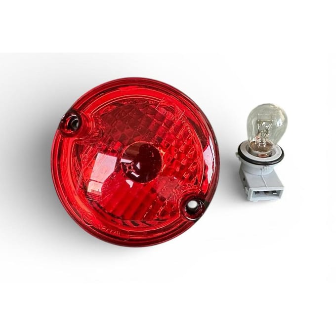 Stop- en Positielamp Achter 95mm Rood 3-pins Camper Trailer