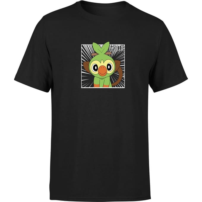 Pokemon Grookey Men's T-Shirt - Black - S