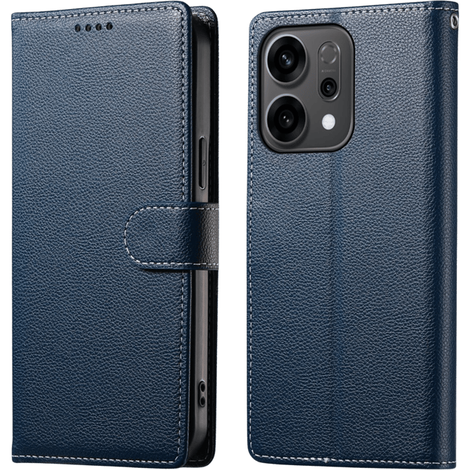 Mocaa Oppo Reno14 F(S) 5G Slim-Fit Bookcase Blauw