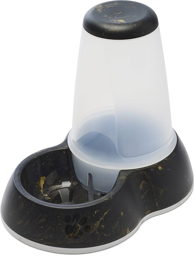 Savic Loop Marmer - Waterdispenser - 3L - Zwart/Goud - 22 x32,5 x 29 cm