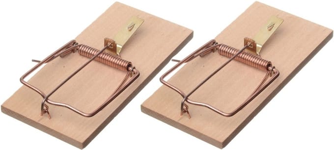 Nature Rattenval - 2x stuks - 17 cm - rattenklemmen - ongediertebestrijding