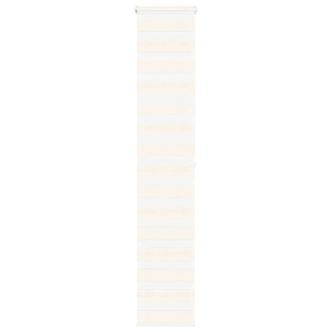 vidaXL - Zebra - rolgordijn - 45x200 - cm - stofbreedte - 40,9 - cm - marmerbeige