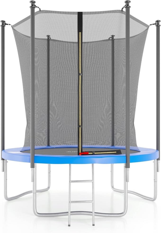 Ronde Trampoline 185 cm (6 FT) met Veiligheidsnet en Ladder
