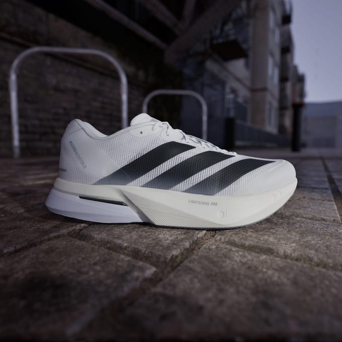 adidas Adizero Boston 13 Wit Zwart Dash Grijs Heren Sneakers Cloud-White Core-Black JS4939 46 white