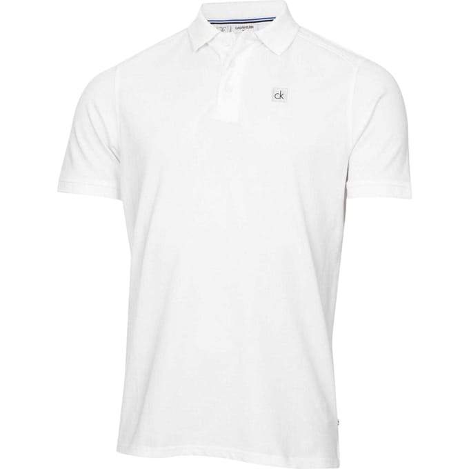 Calvin Klein Golfpoloshirt voor kinderen (Wit/zwart)