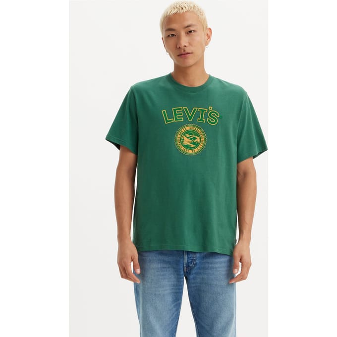 Levi's Ss Relaxed Fit Tee Varsity Logo Patch Bi Taglia: S | T-shirt stampate Outlet | Uomo