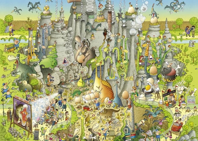 Jurassic Habitat Puzzle 1000 Teile