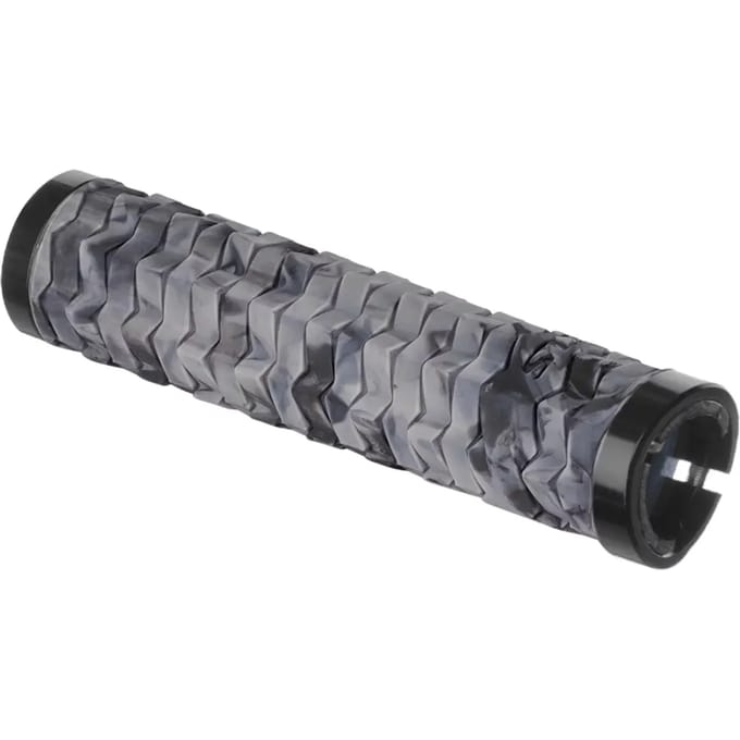 Fietsstuurhandvatten 135mm Grijs/Zwart - Merkloos