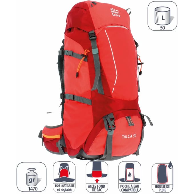 Elementerre talca 50 l rugzak