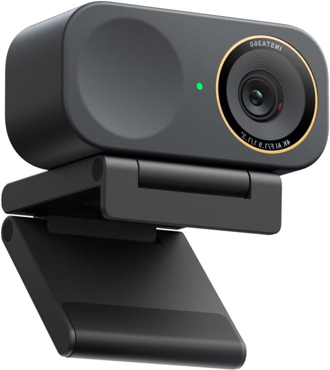 4K Webcam - PC Camera - Professionele Vergaderingen - Grote Beeldsensor - HDR Ondersteuning - Zwart Grafiet