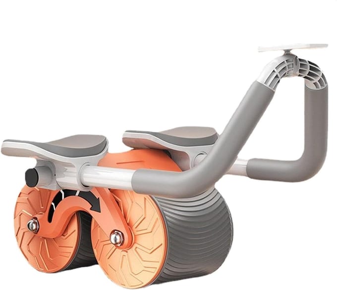 Buikspierroller - Core Trainer - Thuis Trainen - Automatische Terugslag - 38 cm Lengte - Multicolor