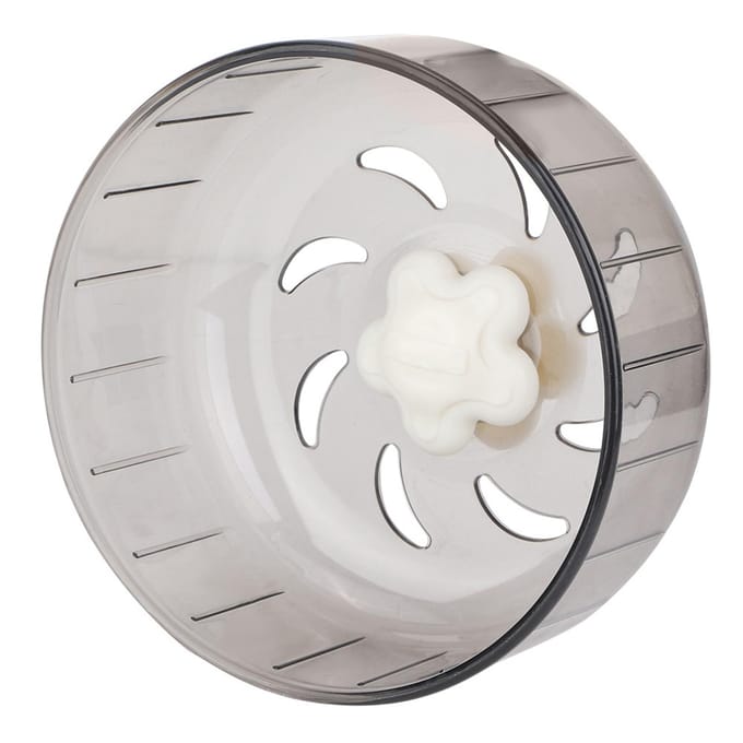 Joli Hamster de 13cm, roue d'exercice en plastique, petit jouet pour animaux de compagnie, Rat, jouet de course white
