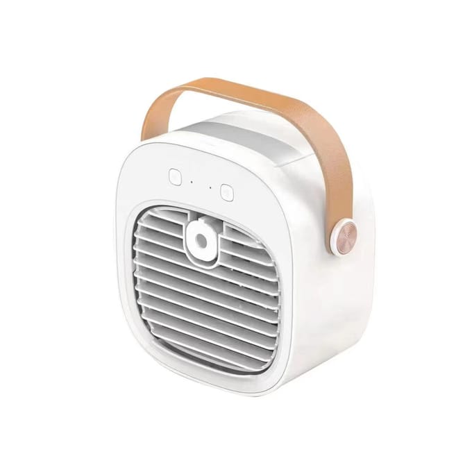 Waterkoeling ventilator bevochtigingsspray desktop koeling luchtkoeler draagbaar klein gray