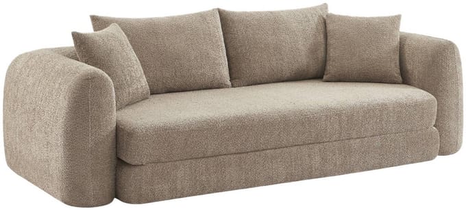 sweeek - Slaapbank met 3 zitplaatsen 243 x 112 x 66 cm - sweeetch