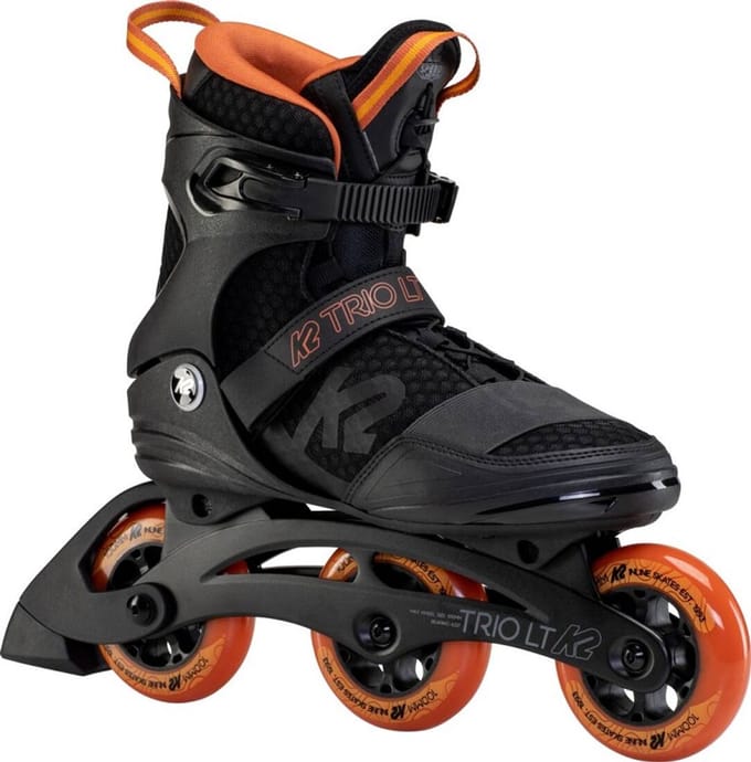 K2 Inliner Herren Inline Skates TRIO LT 100 95895 Schwarz/Orange-44,5