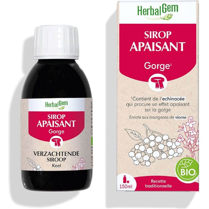 HerbalGem Verzachtende Siroop Bio| Ademhalingscomfort 150