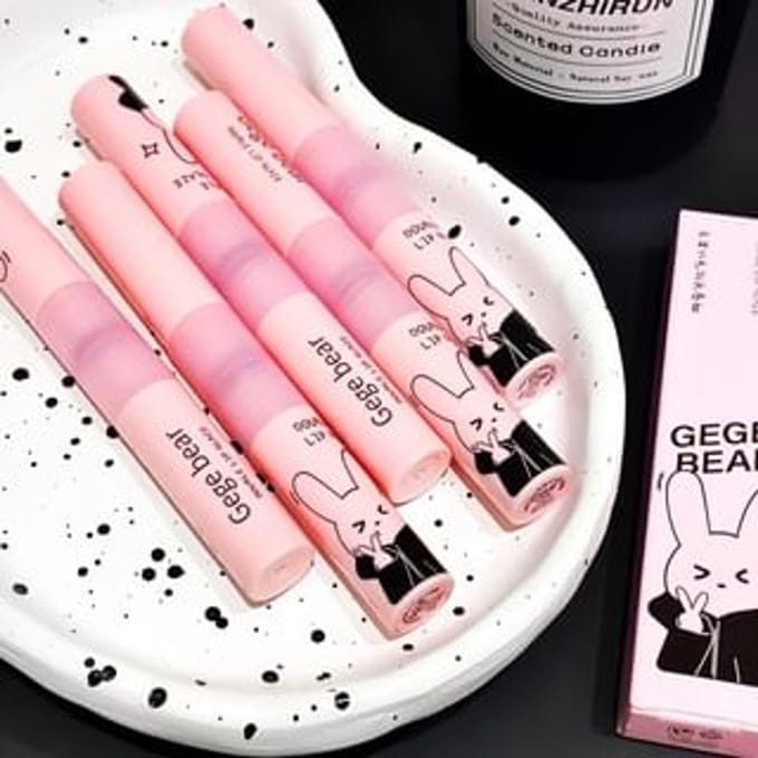 Gege Bear - BUY 3 GET 40% OFF - Rabbit Edition Dual-Ended Watery Lip Gloss - (4-6) #04