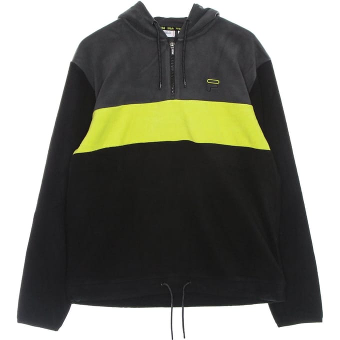 Perry Fleece-herenhoodie met halve rits
