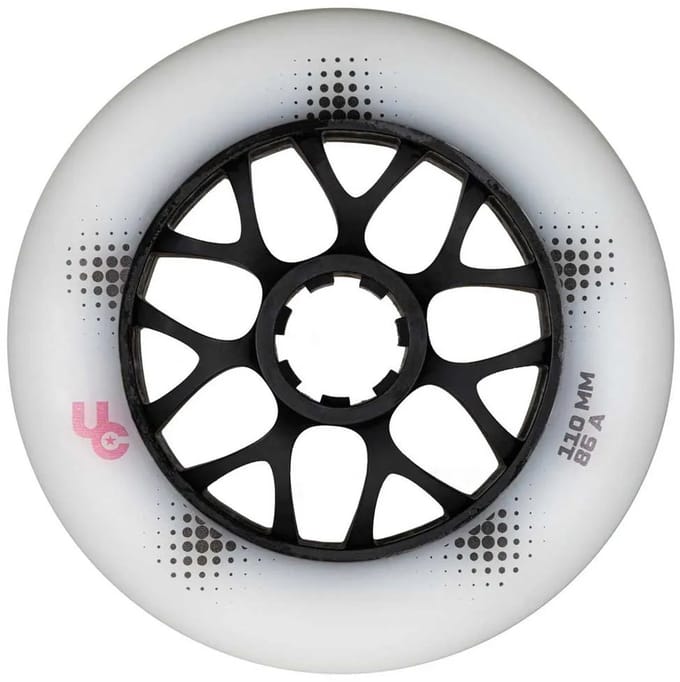 Undercover Wheels Team Pro Wiel 3 Eenheden Zilver 110 mm/86A