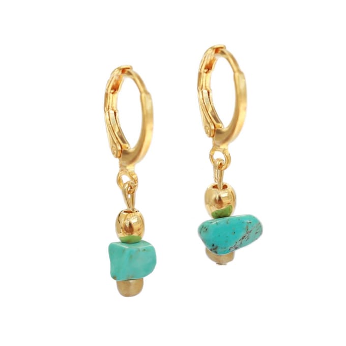 Oorbellen Vedra turquoise
