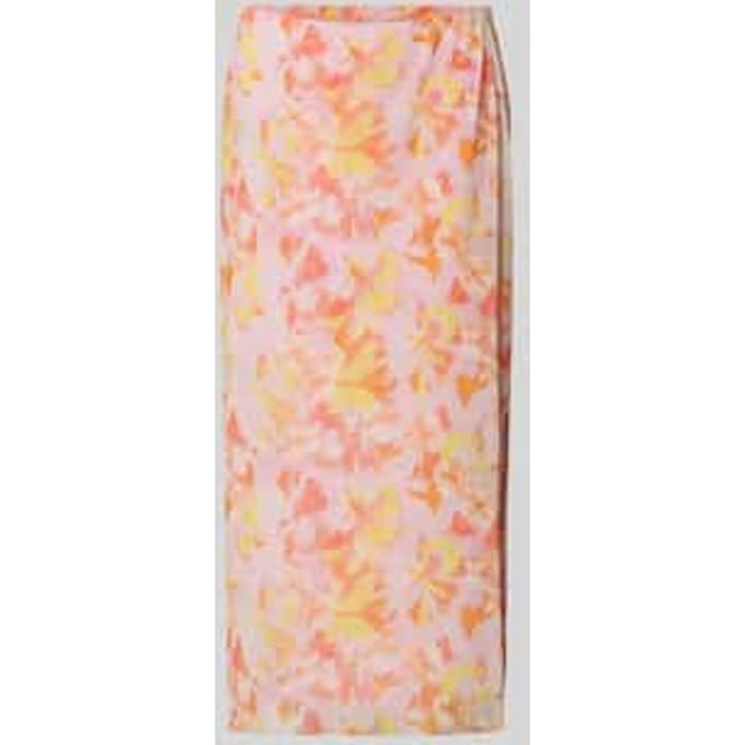 Midirok met bloemenmotief