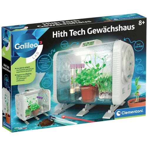 Clementoni 59406 Galileo High Tech Gewächshaus Experimenteerbox Vanaf 8 jaar