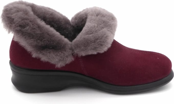 Rohde Dames Pantoffel Gevoerd - 2515-41 Bordeaux - Maat 5 (38)