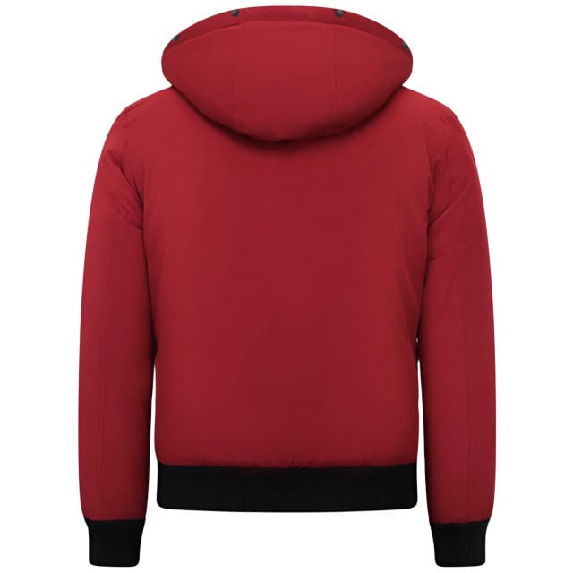 Gewatteerde Korte Jas Heren - 7015 - Rood