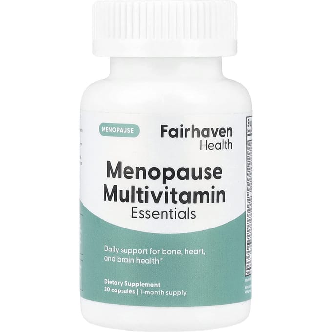 Fairhaven Health, Essentiels Multivitaminés Ménopause, 30 Capsules