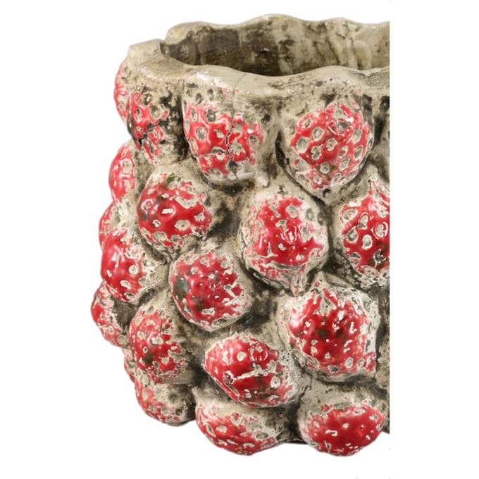 PTMD - Pot Fruitsy - Rood - 25.5x25.5x23cm