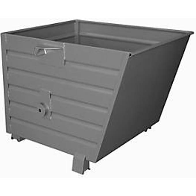 Stapelbare kiepbak BSK 90, grijs