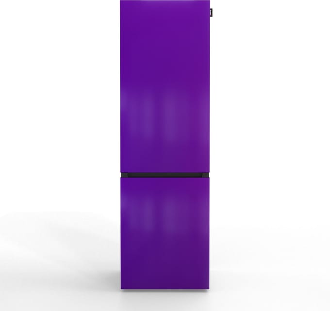 NUNKI LARGECOMBI-APLU / Combi Bottom Koelkast, E klasse, 269l, Plum Explosion, Gloss (ALL sides)