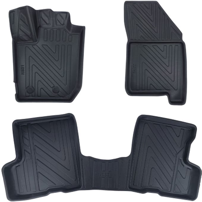 Rubbermatten Dacia Duster 2018-2023 (complete set) - Premium carbonlook