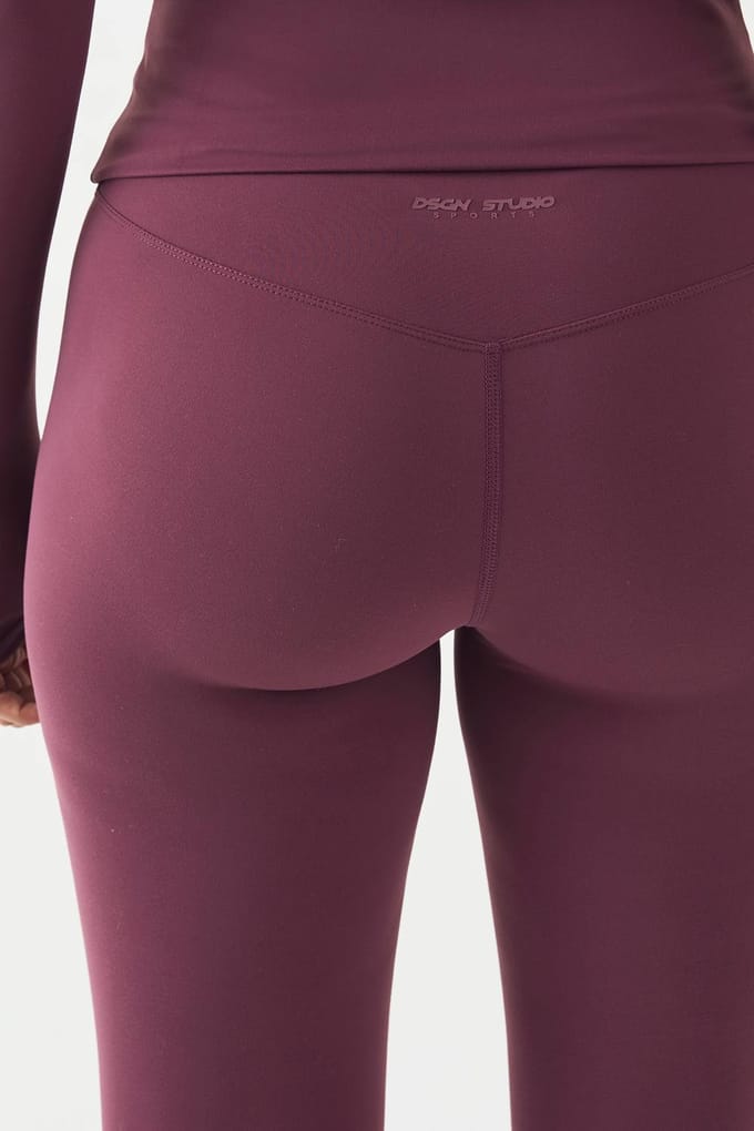 Dames DSGN Studio Tall Ultra Sculpt Hoge Taille Legging | Plum | Maat: XL