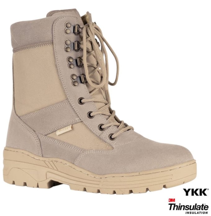 Sniper boots with YKK zipper