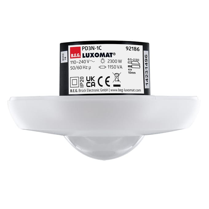 Beg Pd3N Plafond Bewegingsdetector 360° Ip20 10M Bereik - 92186