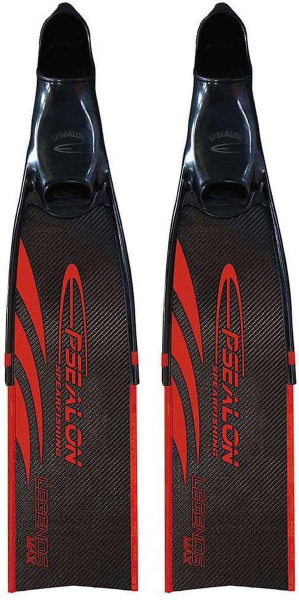 Epsealon Legends Max Speervissen Vinnen Zwart EU 38-39