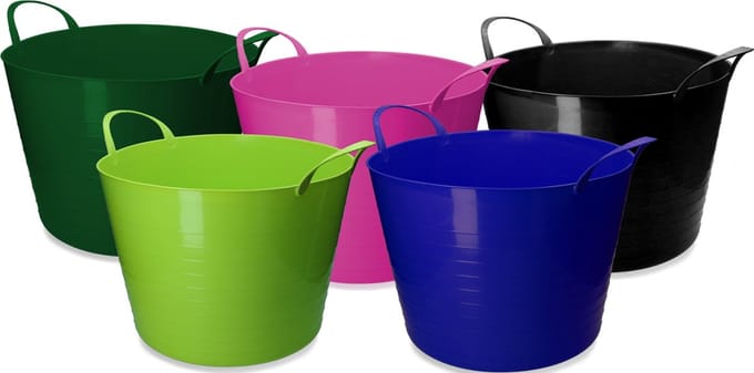 Emmer V-Trug Flexi blauw 65 l