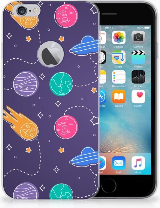 TPU Hoesje voor Apple iPhone 6 Plus | 6s Plus Silicone Back Cover Space
