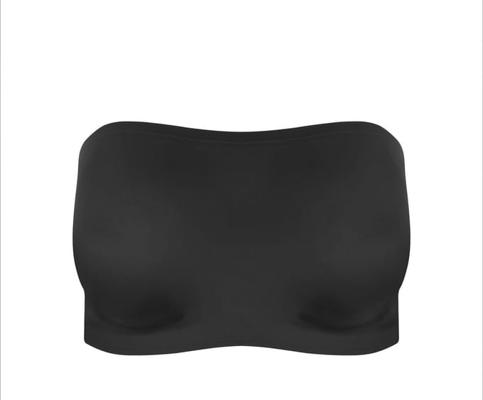 MAGIC Bodyfashion Gloss Bandeau Bra Dames Beha - Black - Maat L