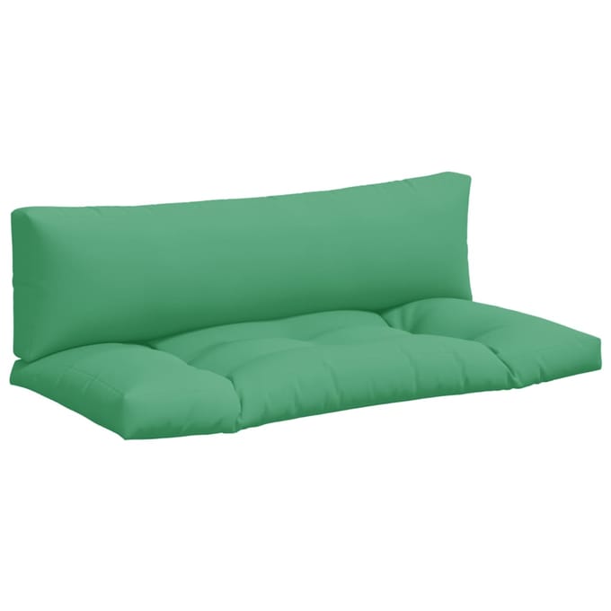 vidaXL - Palletkussens - 2 - st - stof - groen
