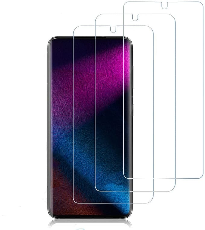 Screenprotector Samsung Galaxy S21 gehard glas 3-pack