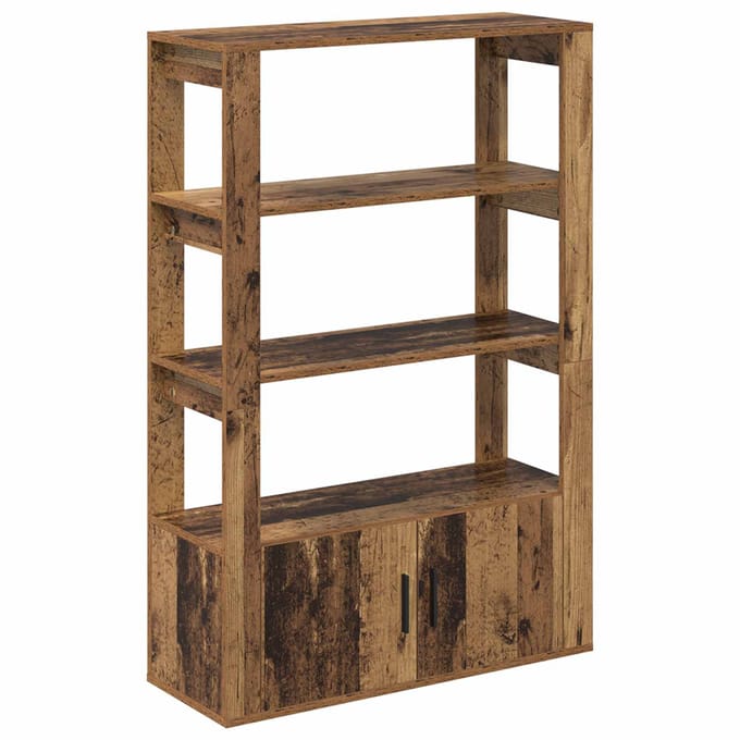 vidaXL - Dressoir - Oud - hout - 30 - x - 80 - x - 119,5 - cm - Bewerkt - hout