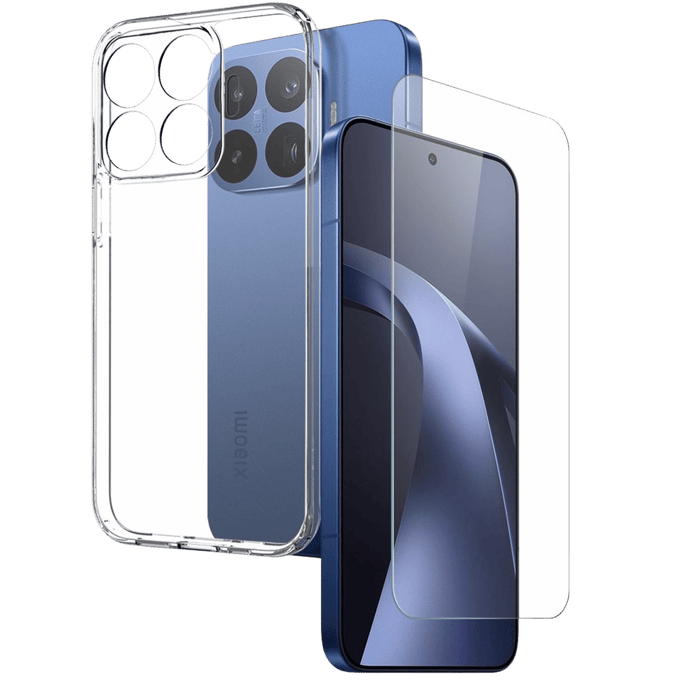 Northjo Xiaomi 17T Pro Hoesje en Screenprotector Transparant